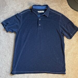 Tommy Bahama Men’s Denim Blue Golf Polo   Size Large
